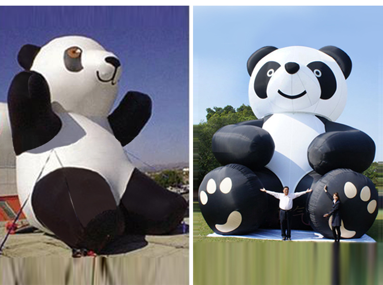 沙依巴克熊猫活动卡通气模